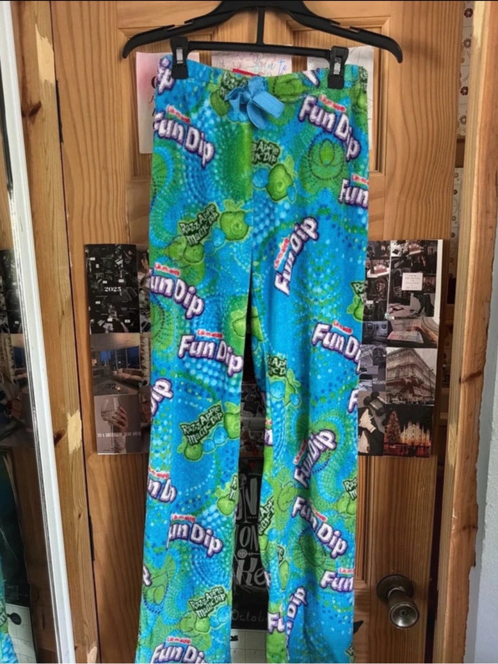 Blue & Green Fun Dip Fitted Pajama Pants